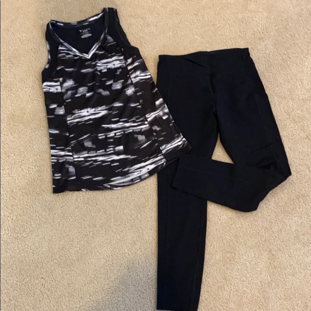SET Tek Gear Tank AND L.A.M. Yoga Pants